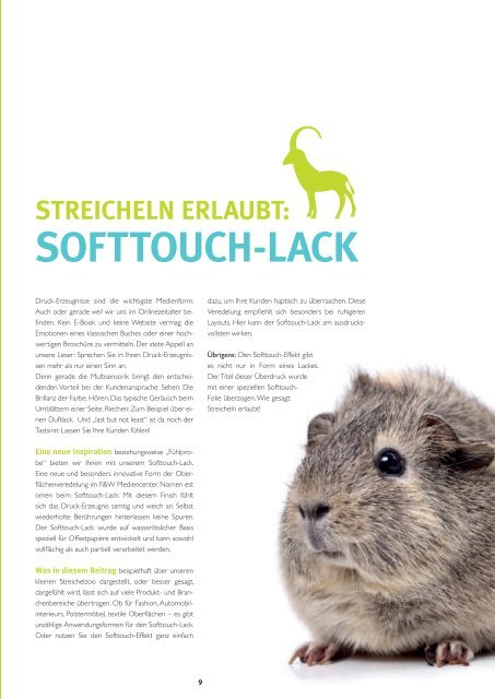 SOFTTOUCH: - F&W Mediencenter Gmbh