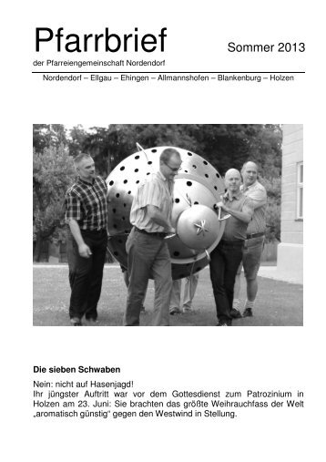 neue pfarrbrief - pg-nordendorf