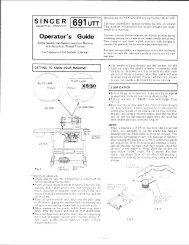 SINGER 691 UTT - Singer Sewing Company