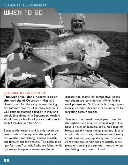 AlPhONSE ISlANd RESORt - Tailwaters Fly Fishing Co.