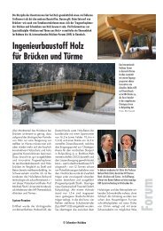 Ingenieurbaustoff Holz fÃ¼r BrÃ¼cken und TÃ¼rme - Forum-HolzBau