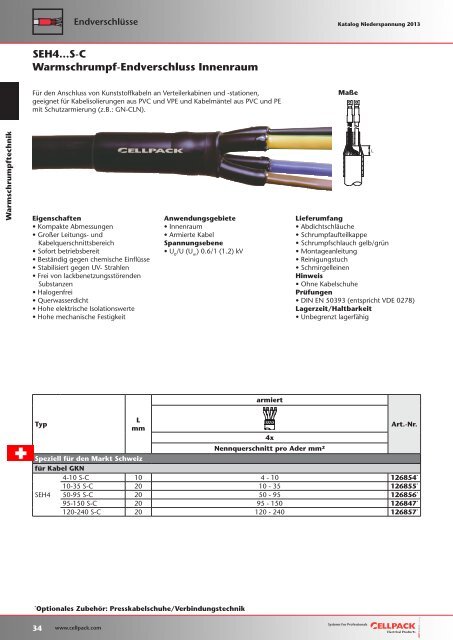 Katalog Niederspannung 2013 - Cellpack Electrical Products