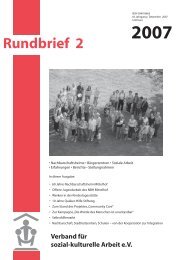 Rundbrief 2997-2.indd - Verband fÃ¼r sozial-kulturelle Arbeit eV