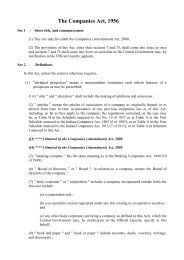 The Companies Act, 1956 - Ð¢Ð¾ÑÐ³Ð¿ÑÐµÐ´ÑÑÐ²Ð¾ / Trade Representation