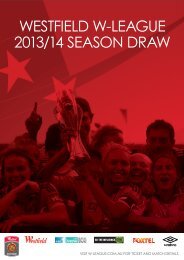 FFA W-League Draw.pdf - SportingPulse
