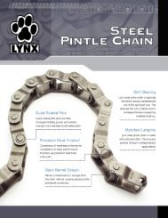 Lynx Pintle Chain Brochure (PDF) - McGuire Bearing Company