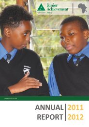 ANNUAL REPORT 2011 2012 - JA Worldwide