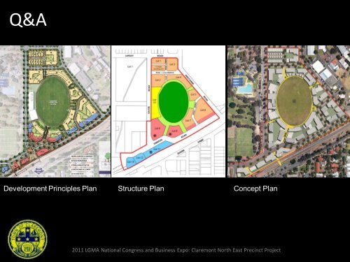 Claremont North East Precinct Project - Local Government ...