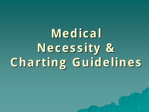 Medicare Charting Guidelines Nursing Home