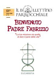 Benvenuto Padre Fabrizio! - Parrocchiasanfrancescolecco.it