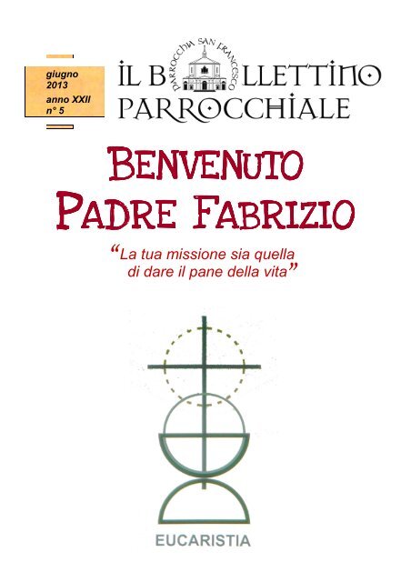 Benvenuto Padre Fabrizio! - Parrocchiasanfrancescolecco.it