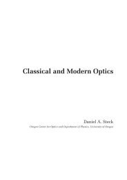 Classical and Modern Optics
