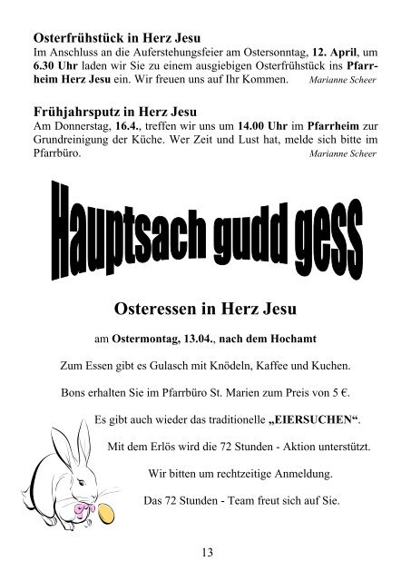 Pfarrbrief 04/2009 - Kath. Kirchengemeinde St. Marien Neunkirchen