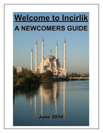 Welcome to Incirlik A NEWCOMERS GUIDE - 39th FSS