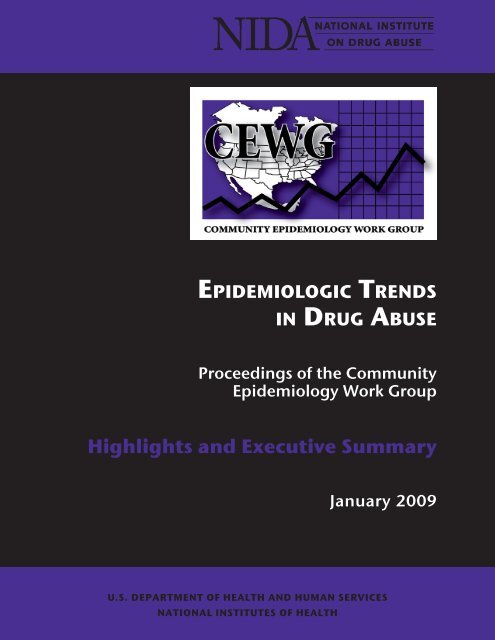 CEWG January 09 Full Report - National Institute on Drug Abuse