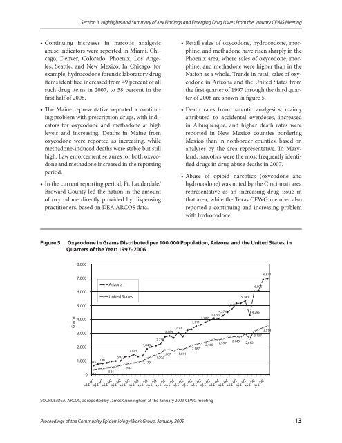 CEWG January 09 Full Report - National Institute on Drug Abuse