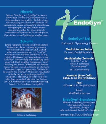 EndoGyn Info-Flyer