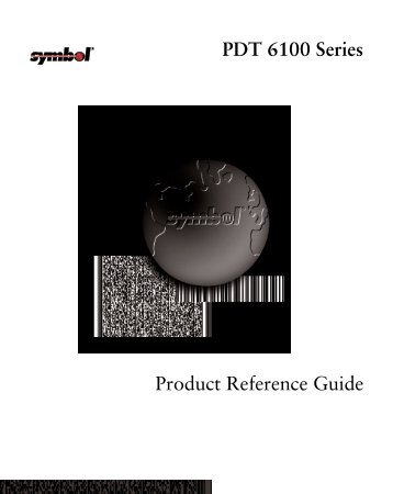 PDT6100 Product Ref Guide1.44 MB - Support