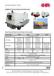 GUINAULT Ground Power Unit GA series - IHR-Aviation