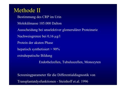 Relevanz der Transplantatbiopsie bei der akuten Rejektion im ...