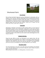 Shortwood Farm - Send a Cow
