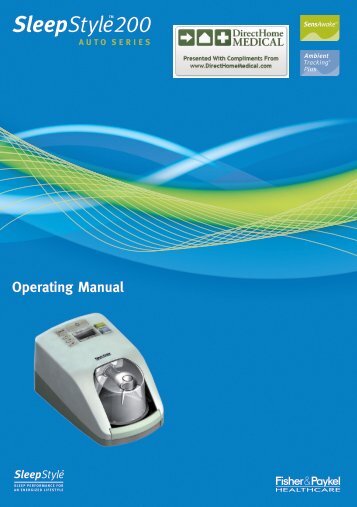 SleepStyle HC254 Auto CPAP User Guide - Sleep Restfully, Inc.