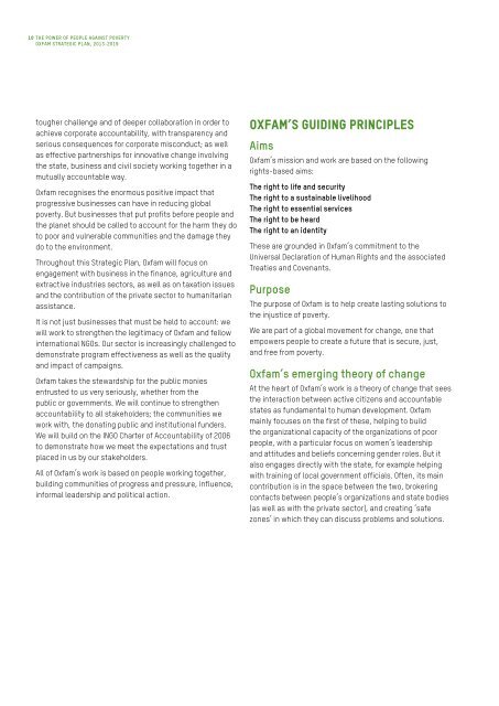 Oxfam Strategic Plan, 2013-2019 - Oxfam International