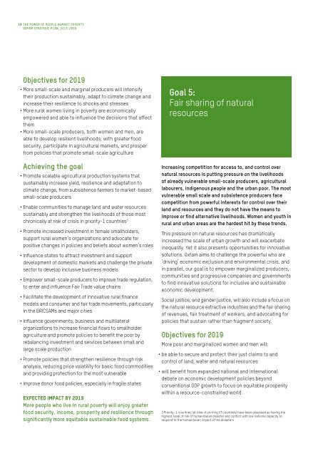 Oxfam Strategic Plan, 2013-2019 - Oxfam International