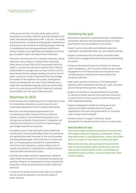 Oxfam Strategic Plan, 2013-2019 - Oxfam International