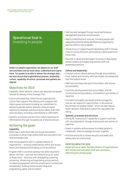 Oxfam Strategic Plan, 2013-2019 - Oxfam International