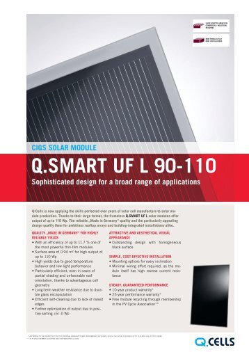 Q.SMART UF L 90-110 - SAT Solar