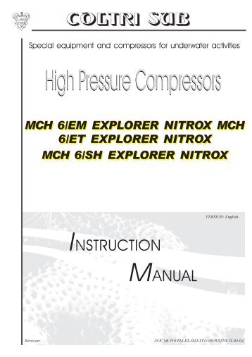 MCH 6 EM Explorer Nitrox - Submarine Manufacturing and Products ...