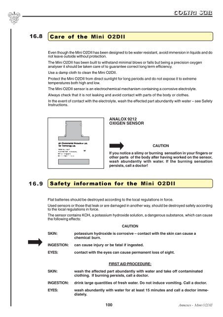 MCH 6 EM Explorer Nitrox - Submarine Manufacturing and Products ...