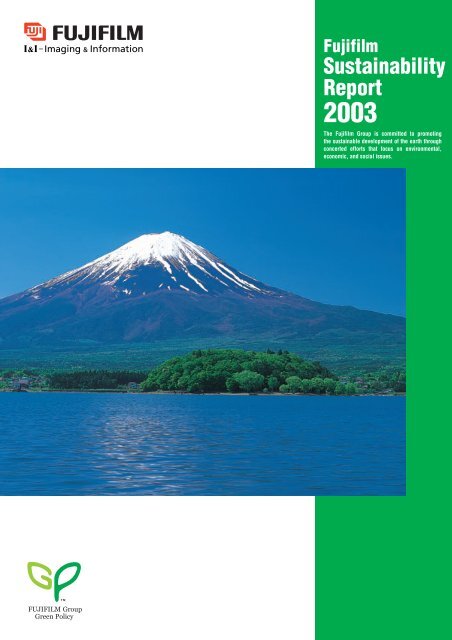 Fujifilm Sustainability Report 2003