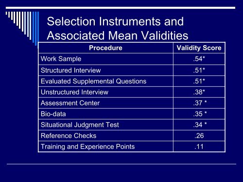 How to Tailor Your Recruitment and Selection Process to ... - IPAC