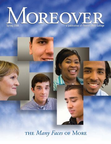 the Many Faces of More - Thomas More College