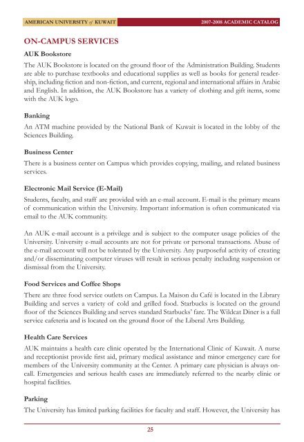 2007-2008 Academic Catalog (4-Aug-2007).indd - AUK