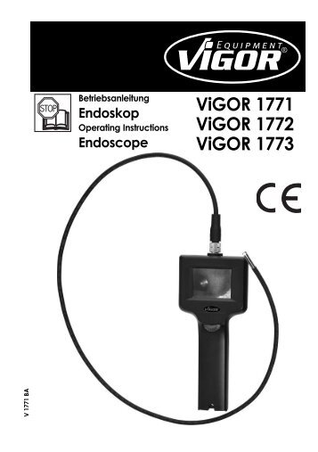 V1771 / 1772 / 1773 Endoskop - Vigor Equipment