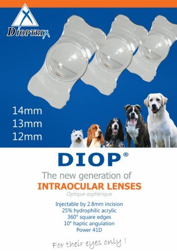 Brochure veterinary - Dioptrix