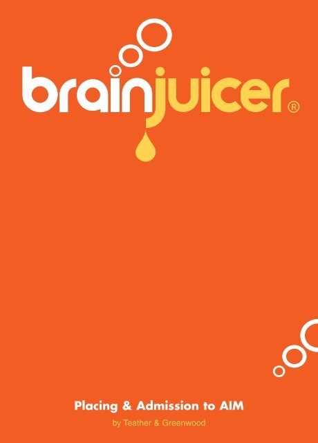 Admission Document - BrainJuicer