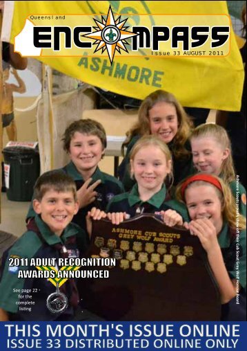 Issue 33 AUGUST 2011 - Goodna Scout Group - Scouts Queensland