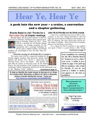 November Newsletter - Hearing Loss Association of Florida