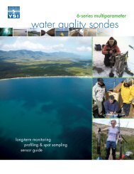 6-Series Catalog - Water Monitoring Solutions