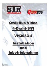 Video S/W 4-Draht mit VH 3033-4 - STR-Elektronik