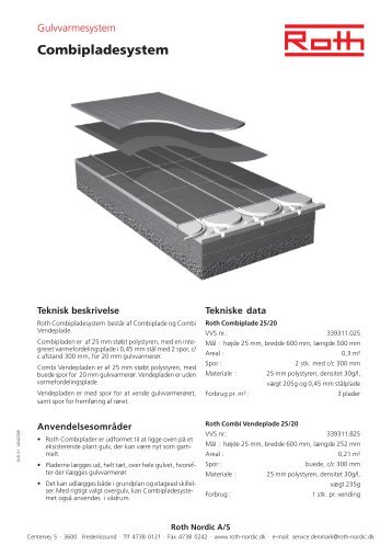 Combipladesystem - Roth