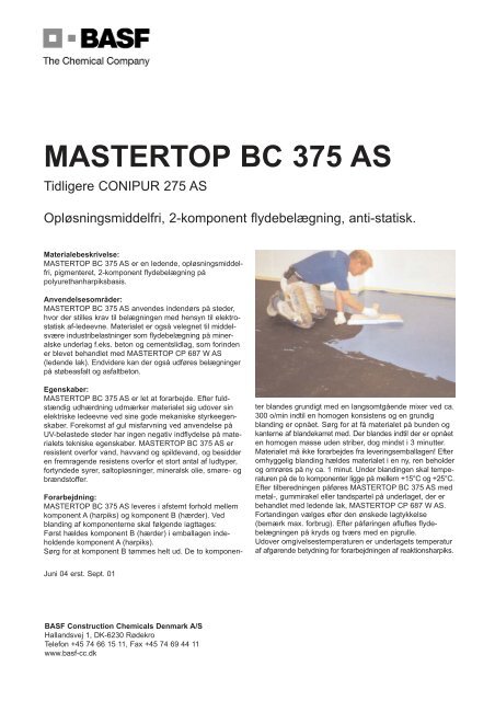 Mastertop BC 375 AS.qxp - BASF Construction Chemicals