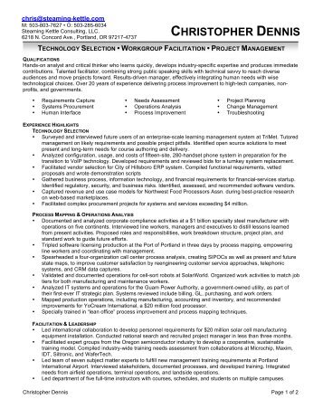 to download Chris' resume. - Steaming Kettle Consulting