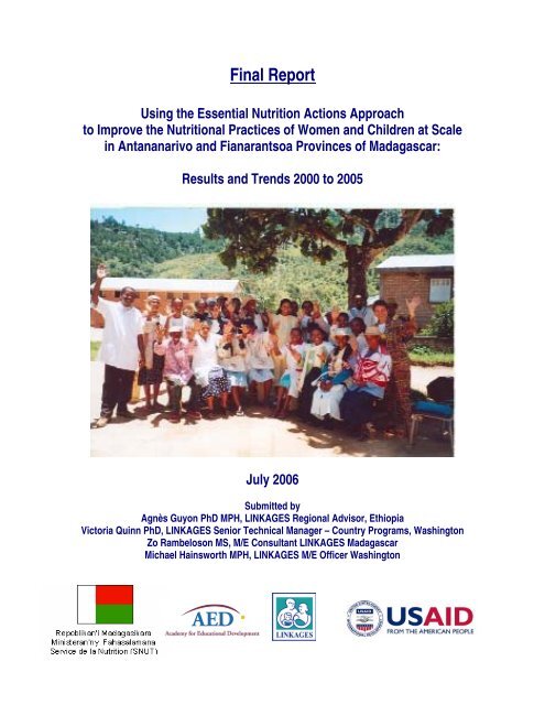 Final Report - Linkages Project