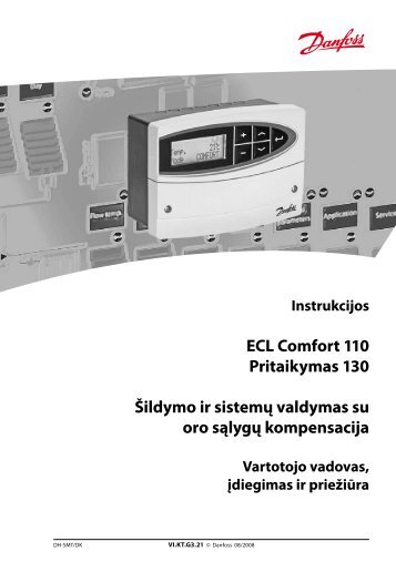 ECL Comfort 110 Pritaikymas 130 Šildymo ir sistemų ... - Danfoss