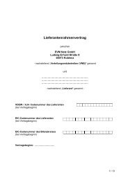 Download PDF: Lieferantenrahmenvertrag - EVM Netz